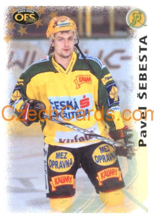 Pavel Šebesta OFS 2003-04 #357 dotisk
