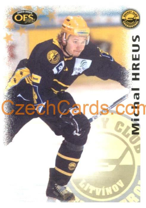 Michal Hreus OFS 2003-04 #366 dotisk