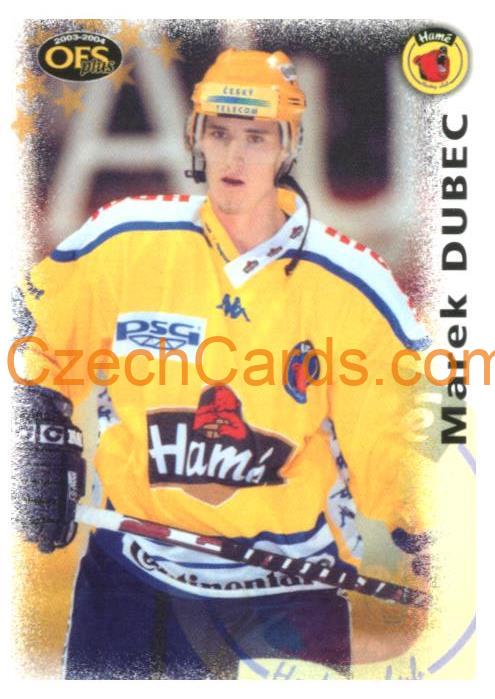 Marek Dubec OFS 2003-04 #370 dotisk
