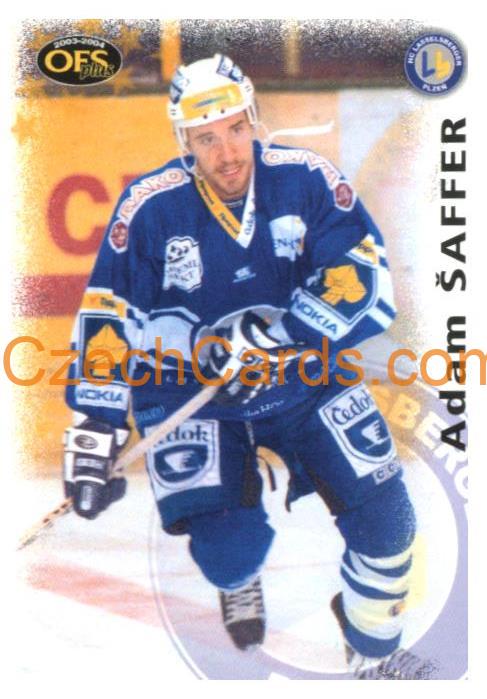 Adam Šaffer OFS 2003-04 #386 dotisk