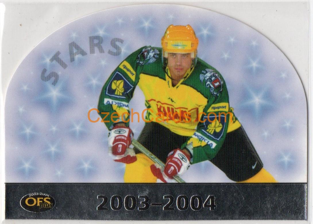 Jiří Hašek OFS 2003-04 #M10 Die Cut Silver