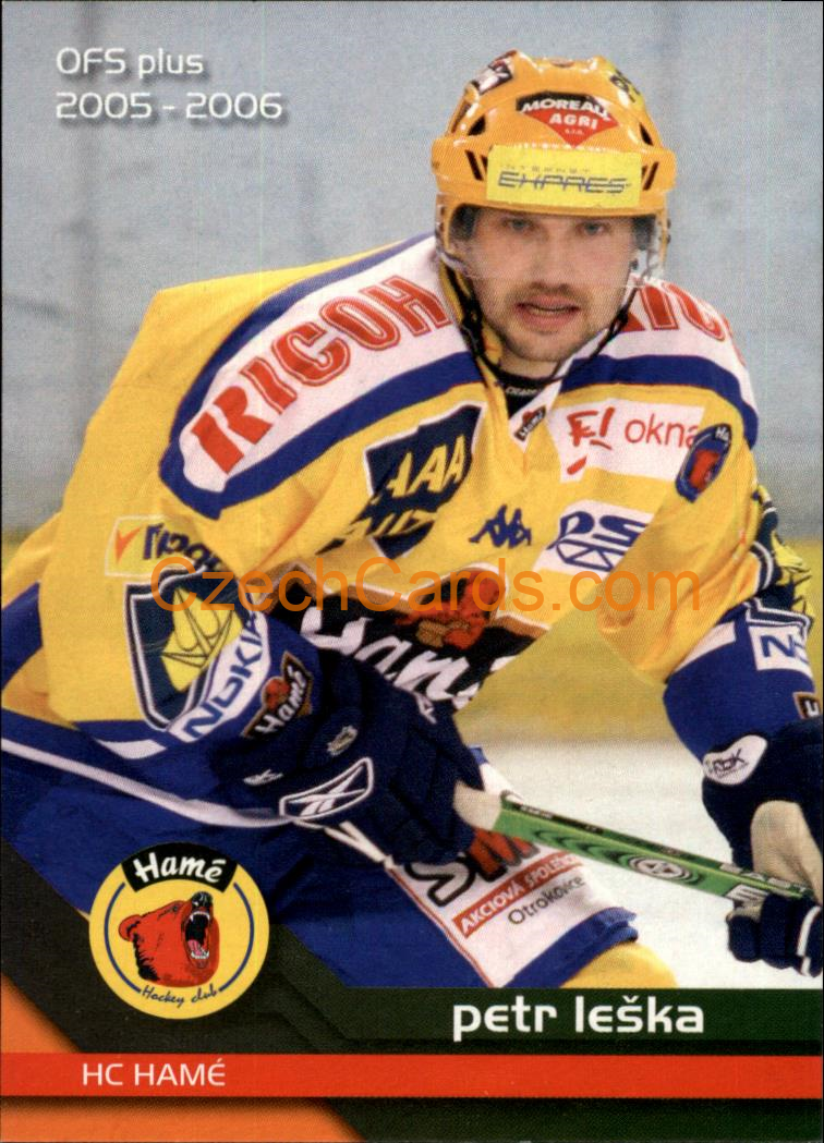 Petr Leška OFS 2005-06 #323 dotisk