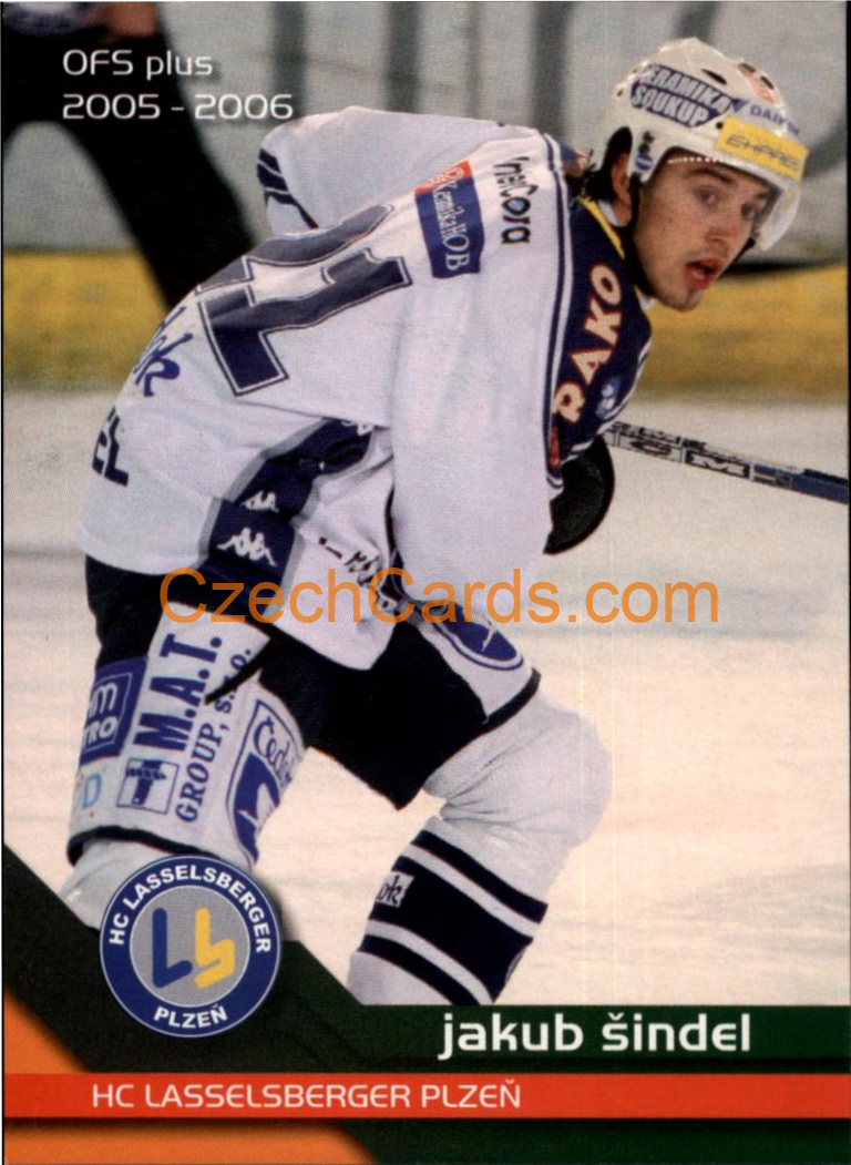 Jakub Šindel OFS 2005-06 #355 dotisk