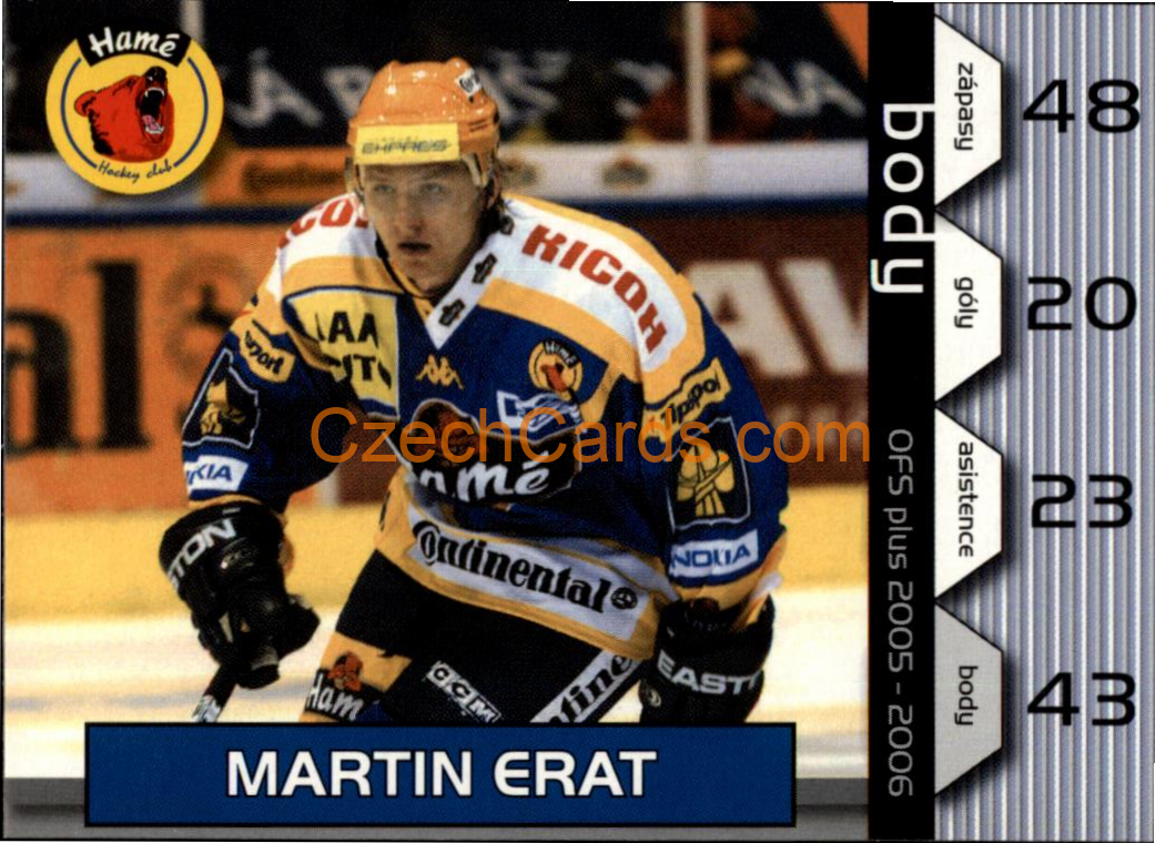 Martin Erat OFS 2005-06 #B 08