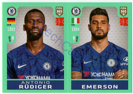 Antonio Rüdiger - Emerson Palmieri Panini 2020 FIFA 365 #8