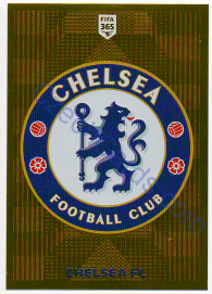 Chelsea FC Logo Panini 2020 FIFA 365 #13 GOLD
