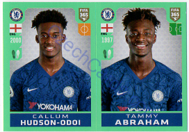 Callum Hudson-Odoi - Tammy Abraham Panini 2020 FIFA 365 #17
