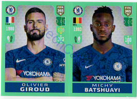 Olivier Giroud - Michy Batshuayi Panini 2020 FIFA 365 #19