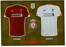 Liverpool FC T-Shirt Panini 2020 FIFA 365 #21 GOLD