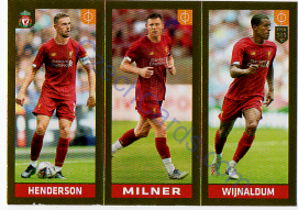 Henderson - Milner - WijnaldumPanini 2020 FIFA 365 #32 GOLD