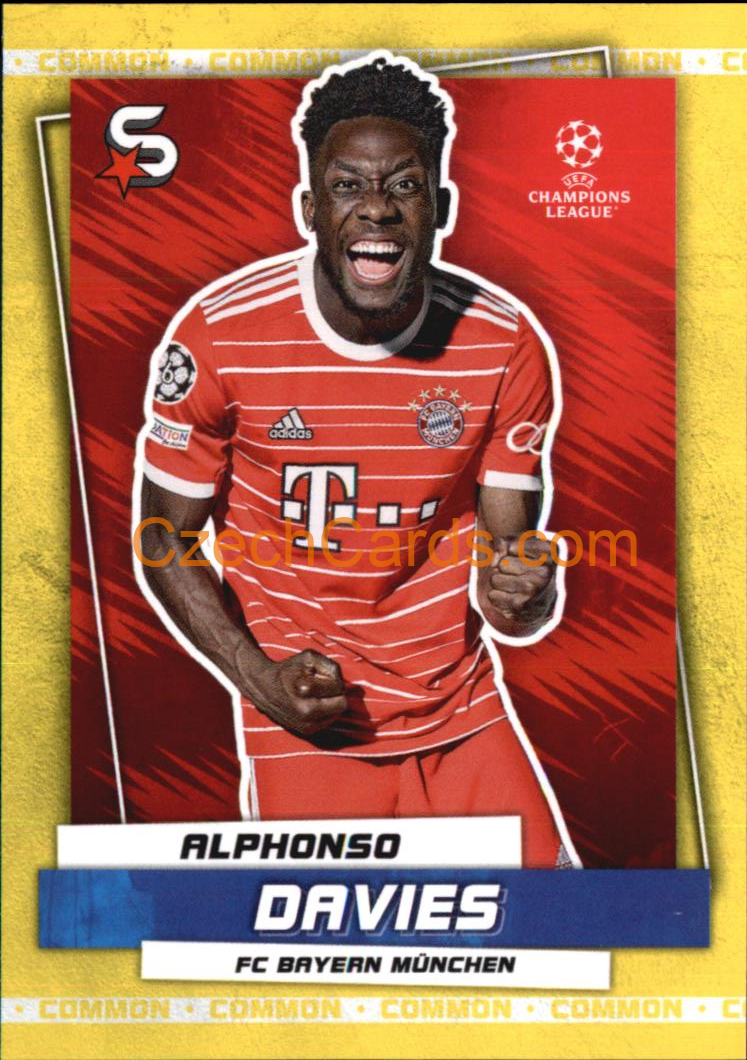 Alphonso Davies 2022/23 Topps Superstars #95 common
