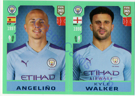 Angeliño - Kyle Walker Panini 2020 FIFA 365 #39