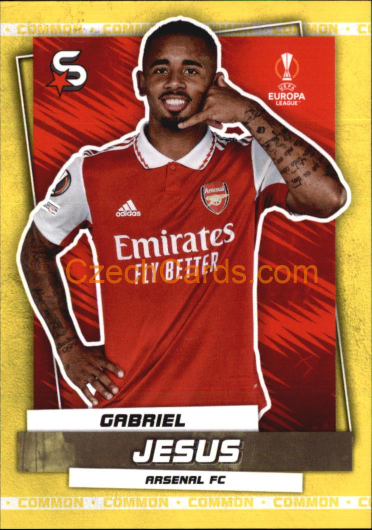 Gabriel Jesus 2022/23 Topps Superstars #165 common