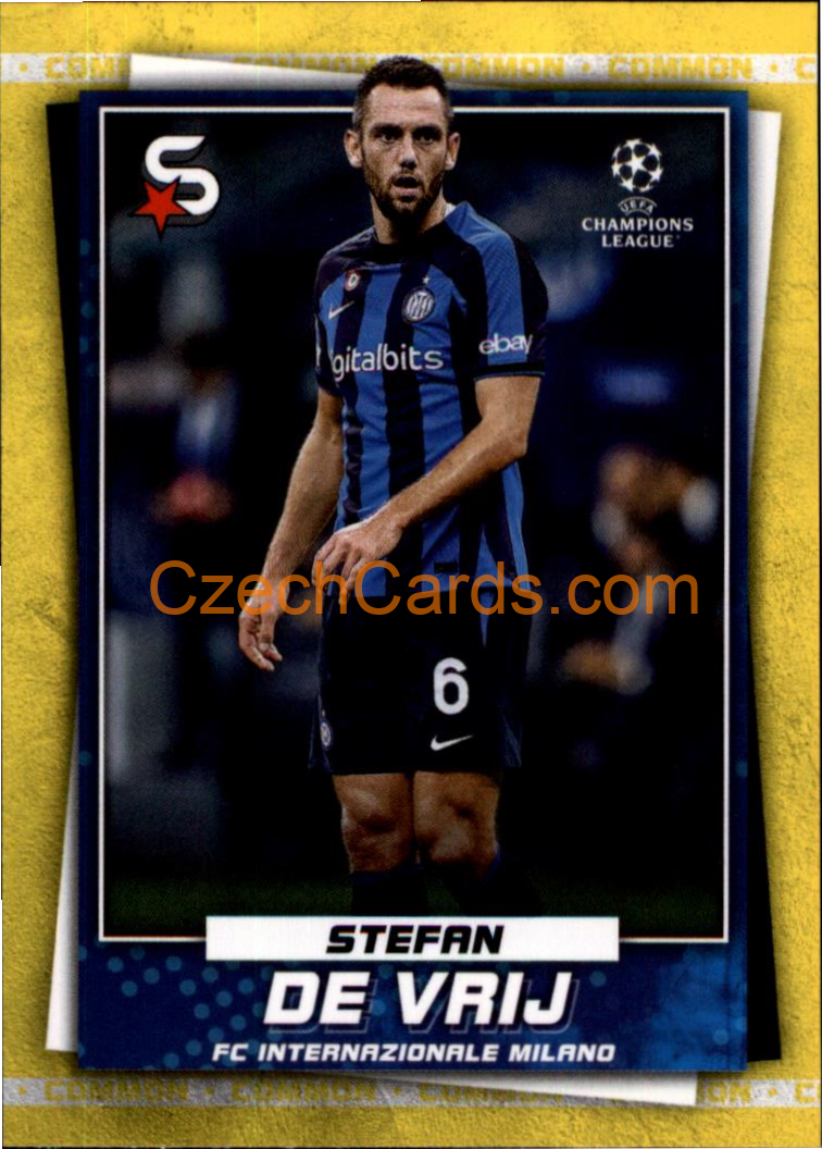 Stefan de Vrij 2022/23 Topps Superstars #77 variations