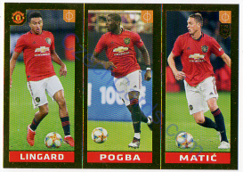 Lingard - Pogba - Matić Panini 2020 FIFA 365 #64 GOLD