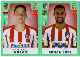Santiago Arias - Renan Lodi Panini 2020 FIFA 365 #71