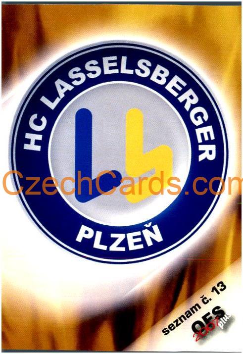 HC Plzeň LOGO  OFS 2006/07 #S13