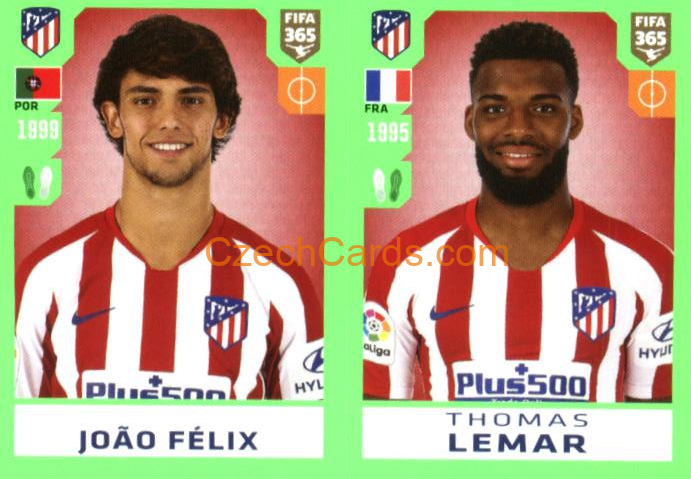 João Félix - Thomas Lemar Panini 2020 FIFA 365 #79