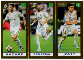 Hazard - Benzema - Jović 2020 FIFA 365 #114 GOLD