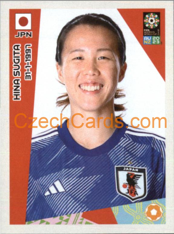Hina Sugita Panini 2023 FIFA Women's World Cup Sticker #200