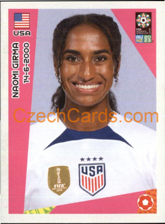 Naomi Girma Panini 2023 FIFA Women's World Cup Sticker #312
