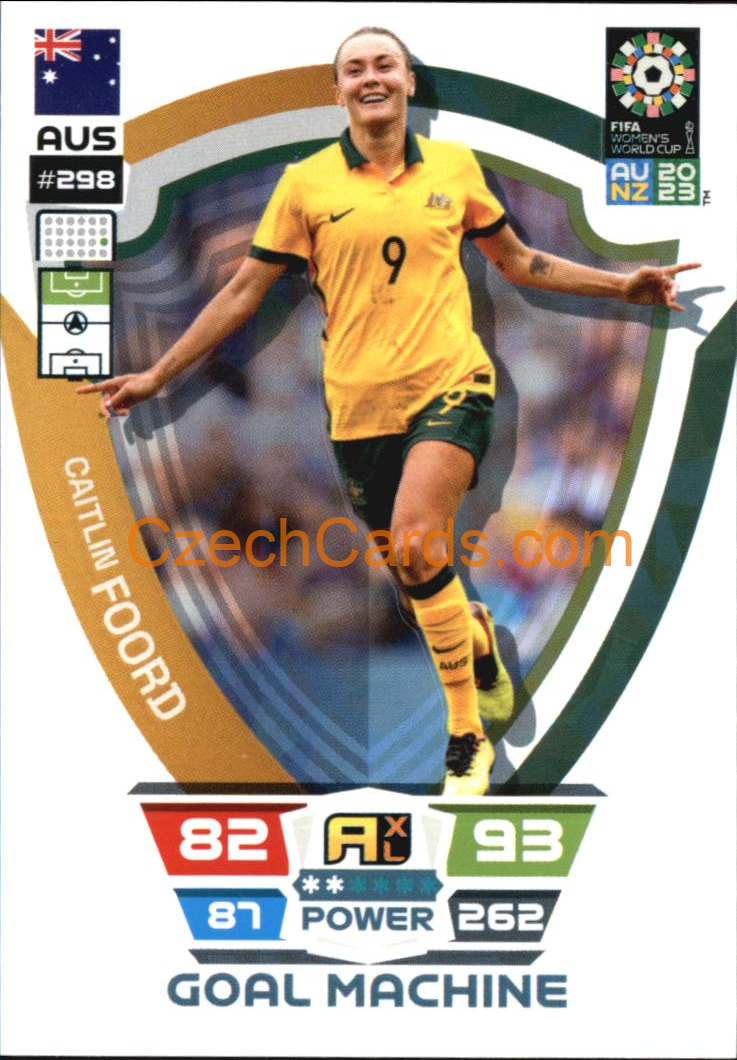 Caitlin Foord 2023 Panini FIFA Women's World Cup Adrenalyn GOAL M. #298
