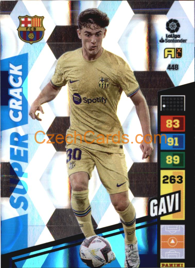 Gavi 2022/23 Panini LaLiga Santander  Adrenalyn Super Cracks #448