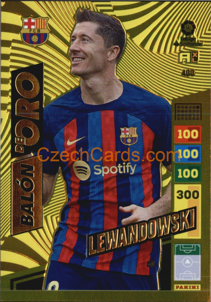 Lewandowski 2022/23 Panini LaLiga Santander  Adrenalyn Balón de Oro #466