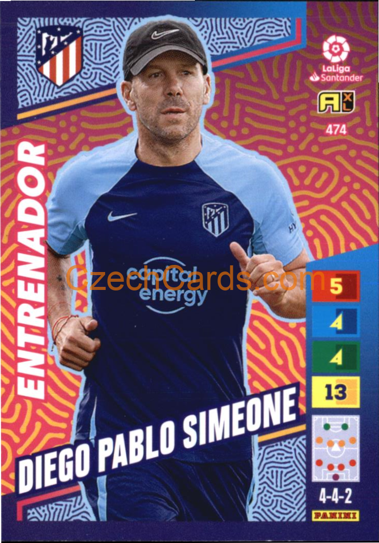 Diego Simeone 2022/23 Panini LaLiga Santander  Adrenalyn Entrenadores #474