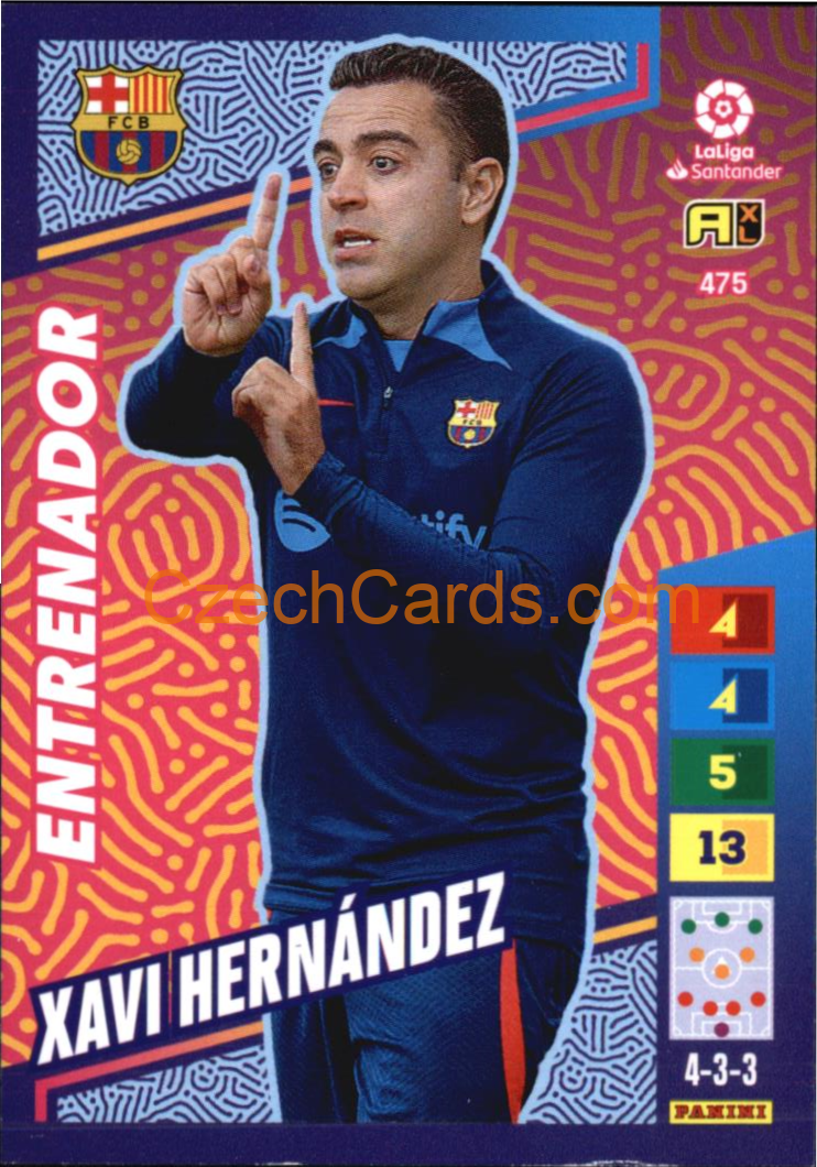 Xavi 2022/23 Panini LaLiga Santander  Adrenalyn Entrenadores #475