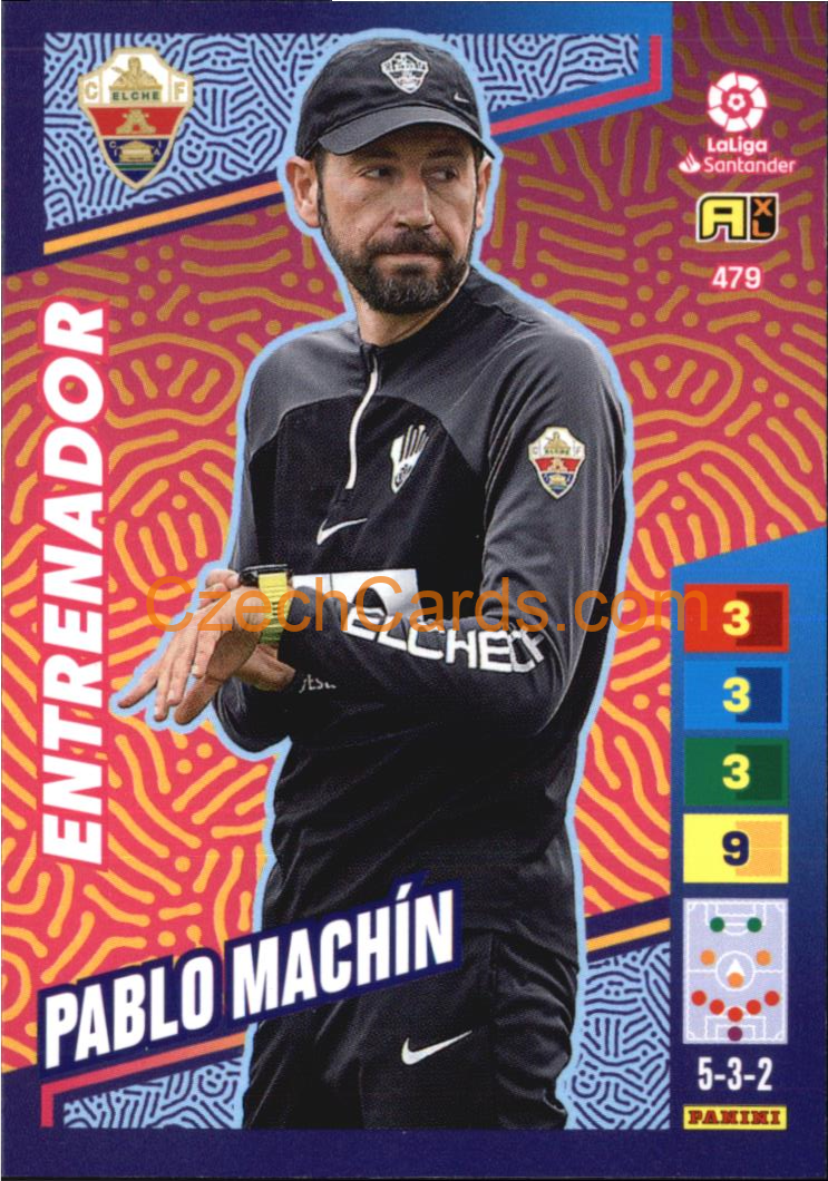 Pablo Machín 2022/23 Panini LaLiga Santander  Adrenalyn Entrenadores #479