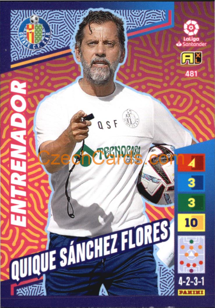 Sánchez Flores 2022/23 Panini LaLiga Santander  Adrenalyn Entrenadores #481