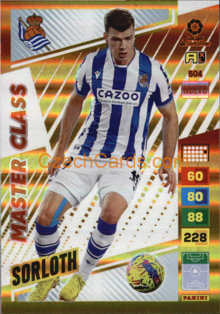 Alexander Sørlo 2022/23 Panini LaLiga Santander  Adrenalyn Nuevo Master Cl. #504