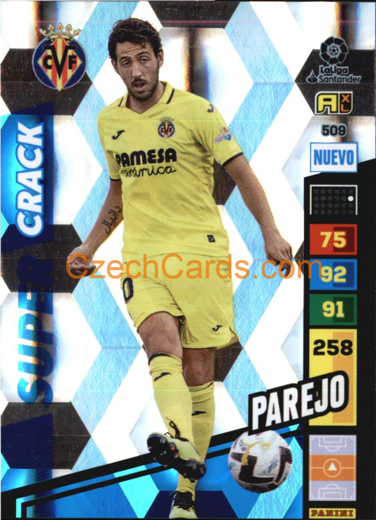 Dani Parejo 2022/23 Panini LaLiga Santander  Adrenalyn N. Super Crack #509