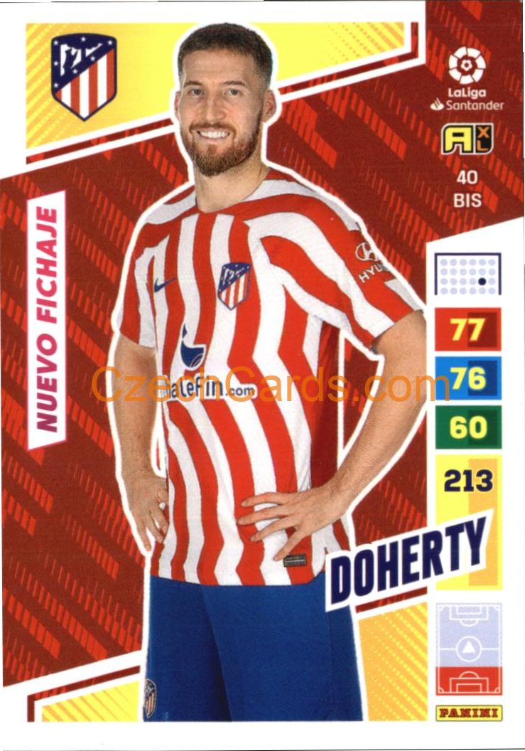 Matt Doherty 2022/23 Panini LaLiga Santander  Adrenalyn  #40bis