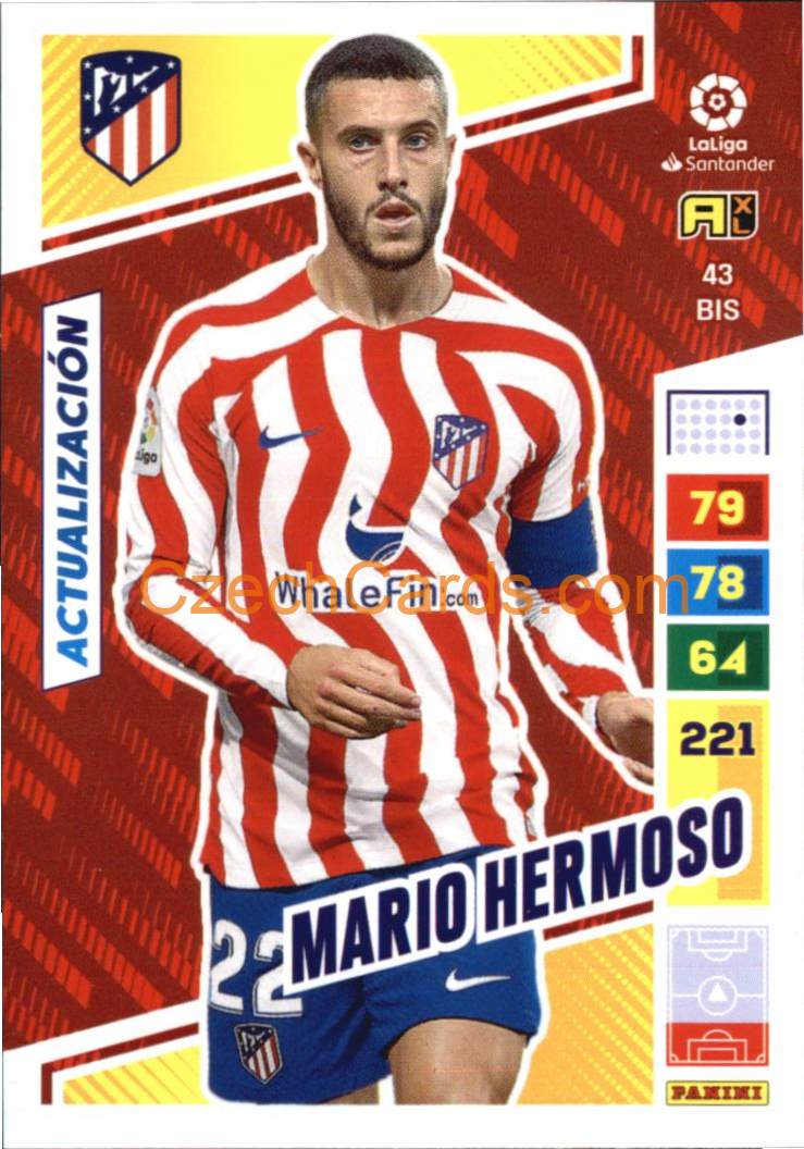 Mario Hermoso 2022/23 Panini LaLiga Santander  Adrenalyn  #43bis