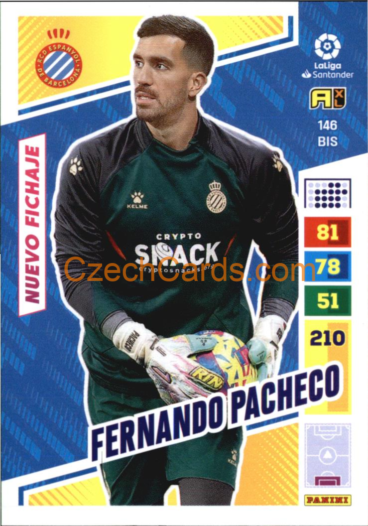 Fernando Pacheco 2022/23 Panini LaLiga Santander  Adrenalyn  #146bis