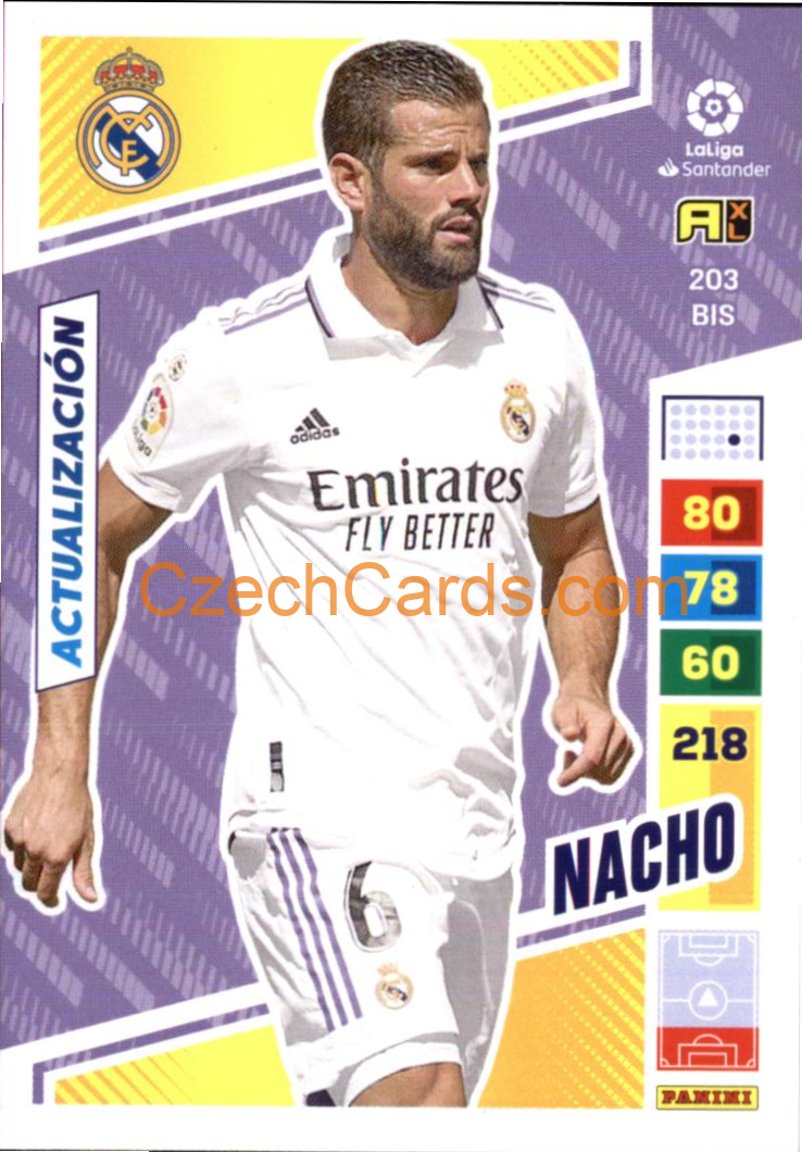 Nacho 2022/23 Panini LaLiga Santander  Adrenalyn  #203bis