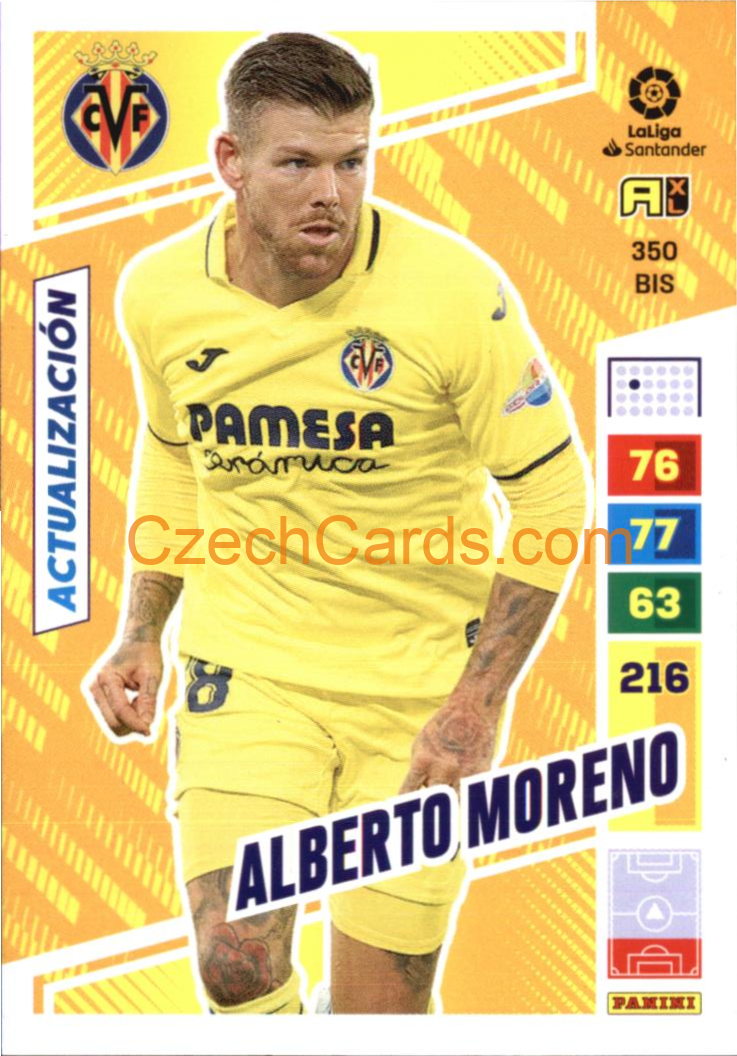 Alberto Moreno 2022/23 Panini LaLiga Santander  Adrenalyn  #350bis