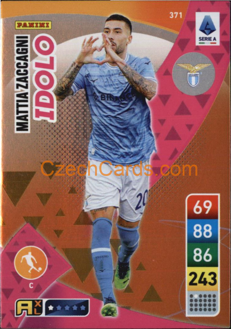 Mattia Zaccagni 2022/23 Panini Calciatori Adrenalyn XL Idolo #371