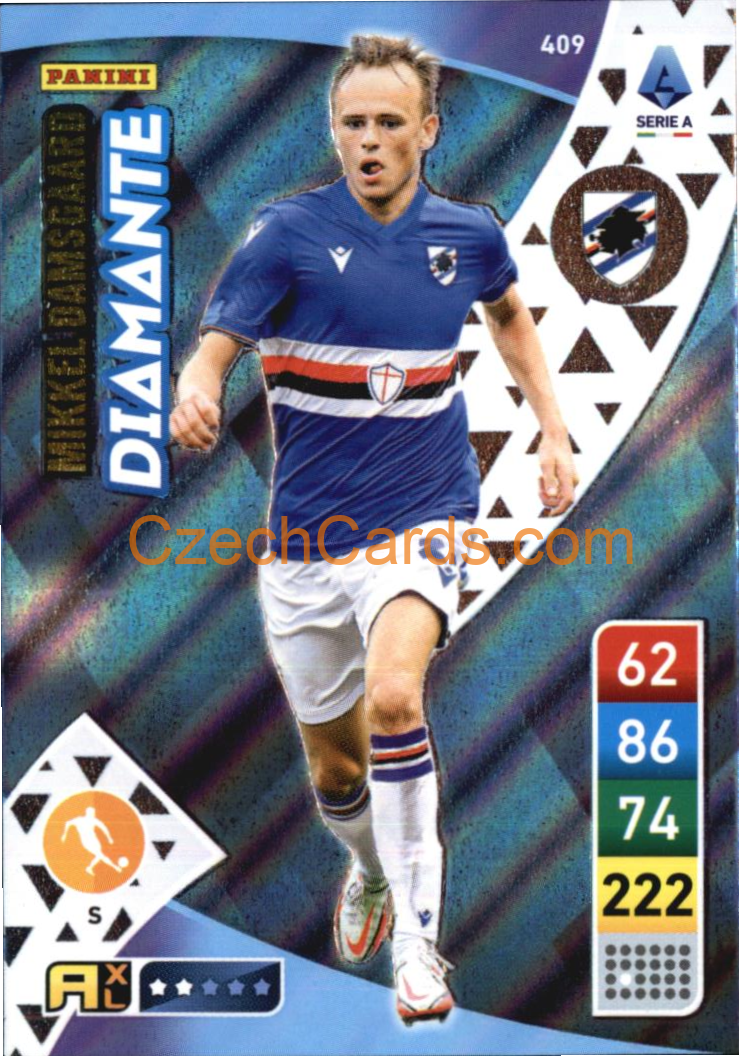 Mikkel Damsgaard 2022/23 Panini Calciatori Adrenalyn XL Diamante #409