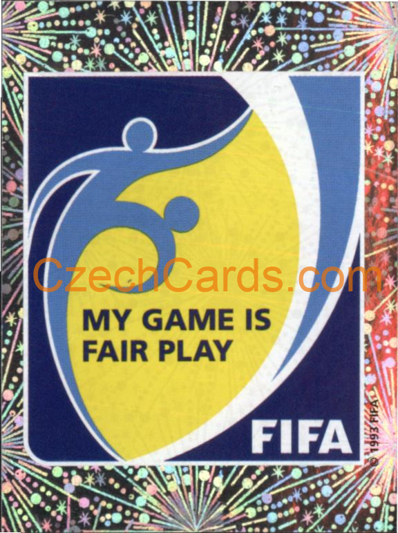 Fair Play 2010 Panini FIFA World Cup sticker metal #00