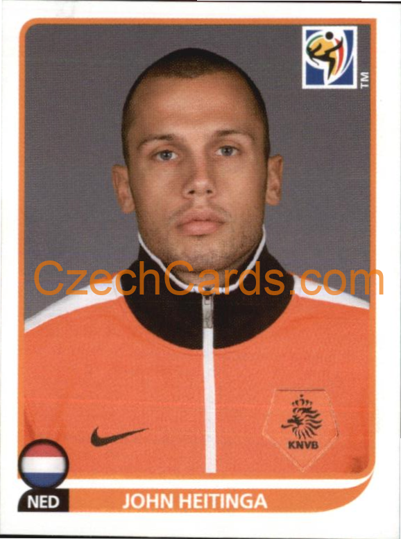 John Heitinga 2010 Panini FIFA World Cup sticker #339