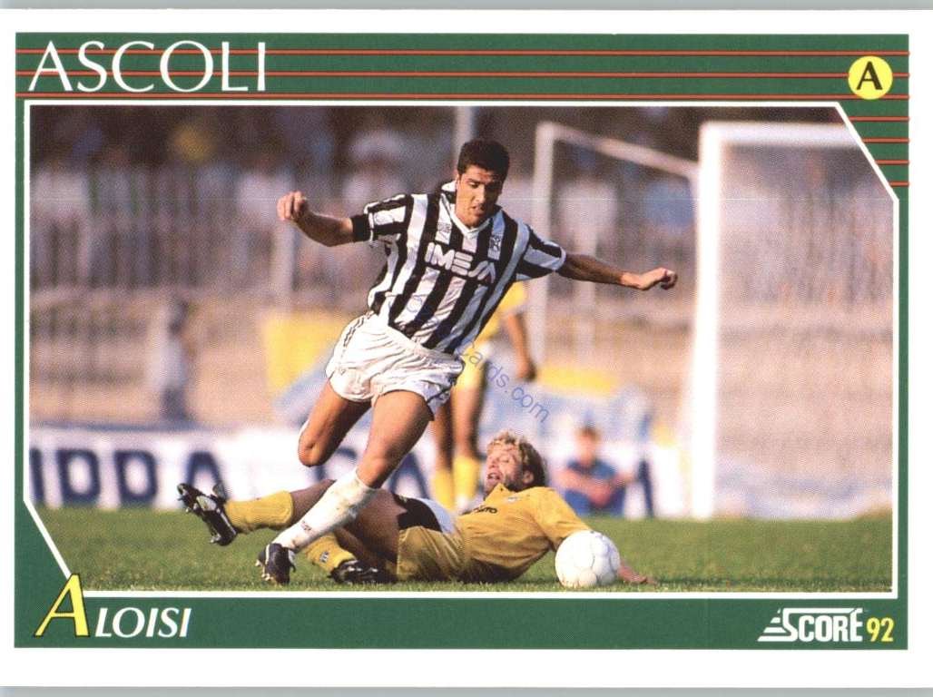 Antonio Aloisi 1992 Score Italian League #2