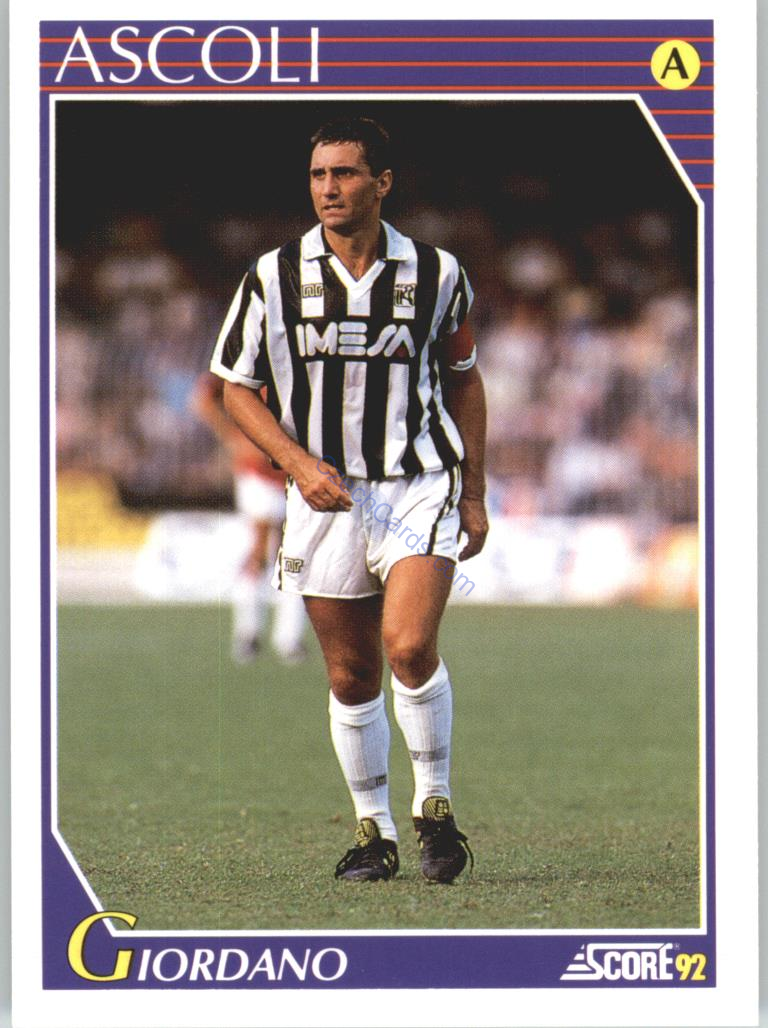 Bruno Giordano 1992 Score Italian League #9