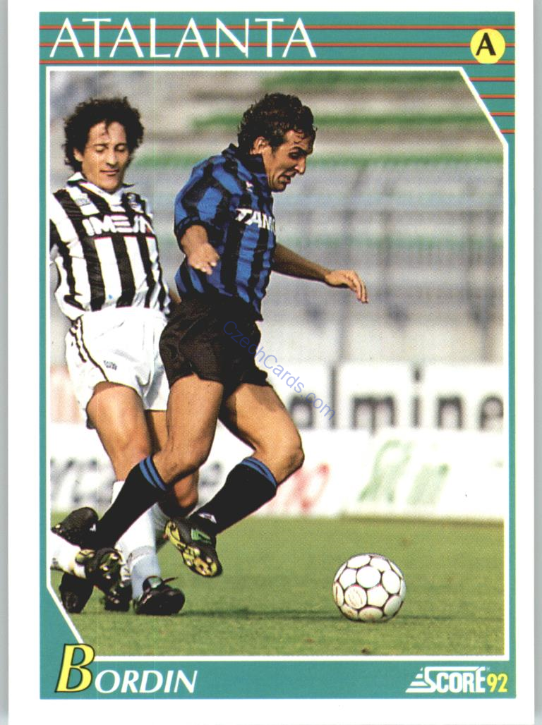 Roberto Bordin 1992 Score Italian League #19