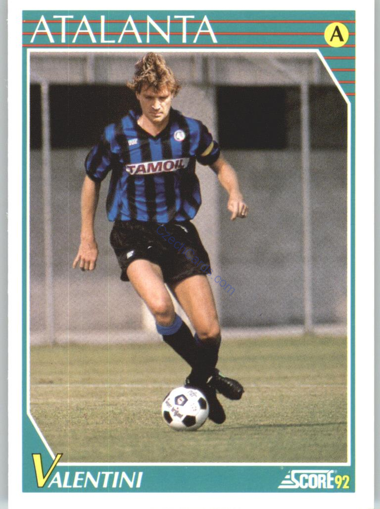 Mauro Valentini 1992 Score Italian League #21