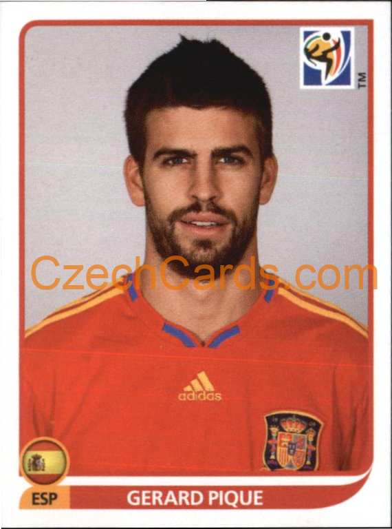 Gerard Pique 2010 Panini FIFA World Cup sticker #566