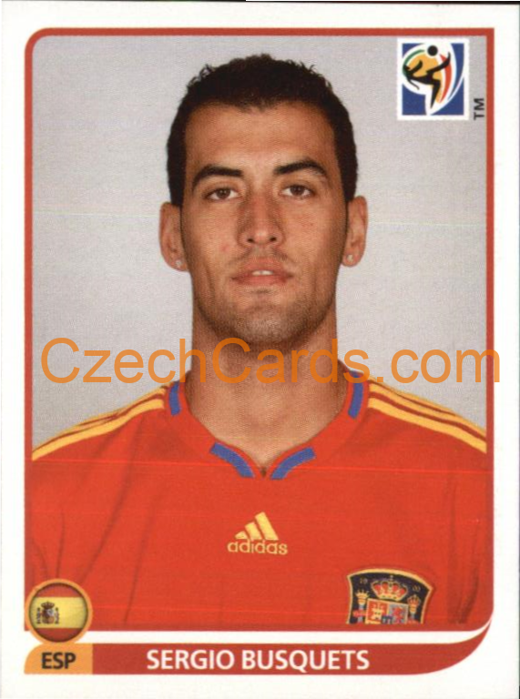 Sergio Busquets 2010 Panini FIFA World Cup sticker #571