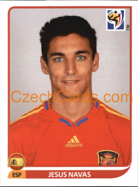 Jesus Navas 2010 Panini FIFA World Cup sticker #575